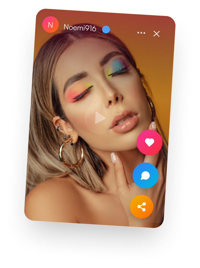 Example social media post by creator {{ $phone['handle'] }} on the Fanrush platform