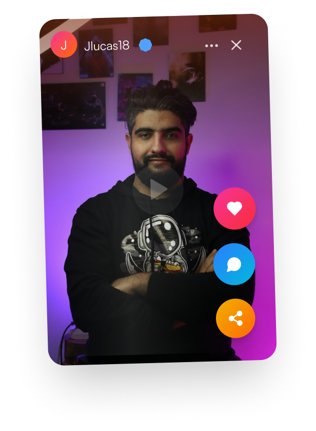 Example social media post by creator {{ $phone['handle'] }} on the Fanrush platform